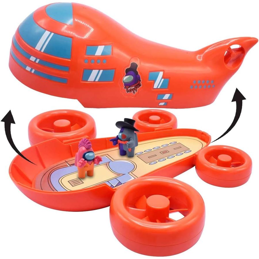 Among Us Airship Playset with 2 Mini Figures, view 3