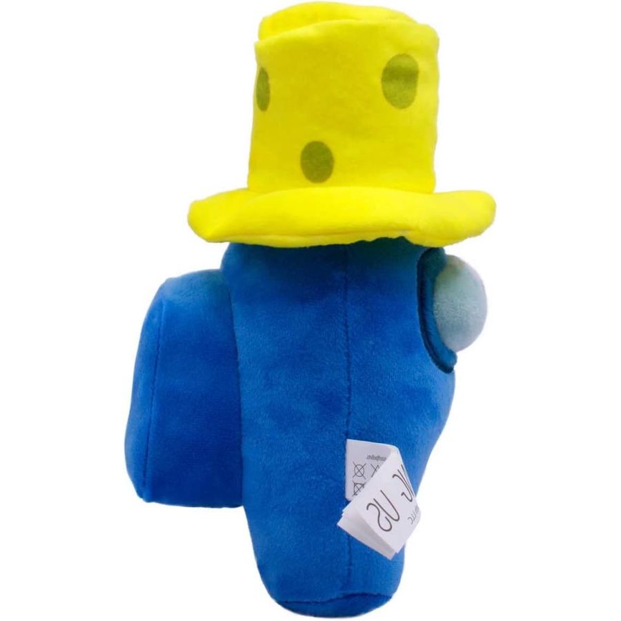 Among Us Blue Cheese Hat Plush, 6 in, view 4