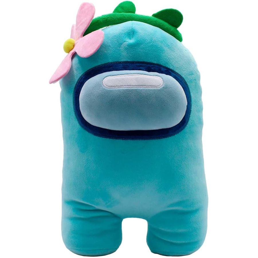 Among Us Mega Aqua Flower Plush, 12 in