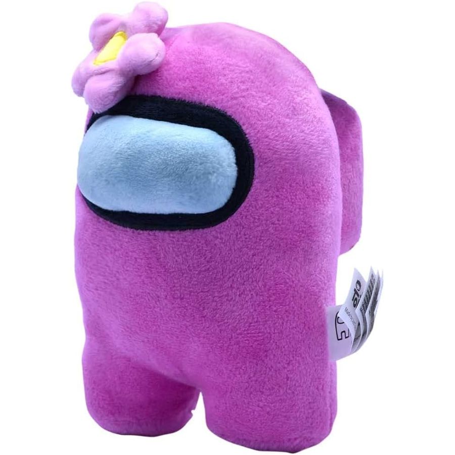 Among Us Pink Flower Plush, 6 in, view 5