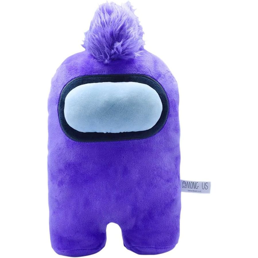 Among Us Purple Mohawk Mega Plush, 12 in