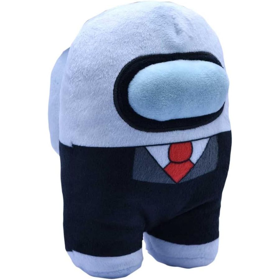 Among Us White Black Suit Plush, 6 in, view 3