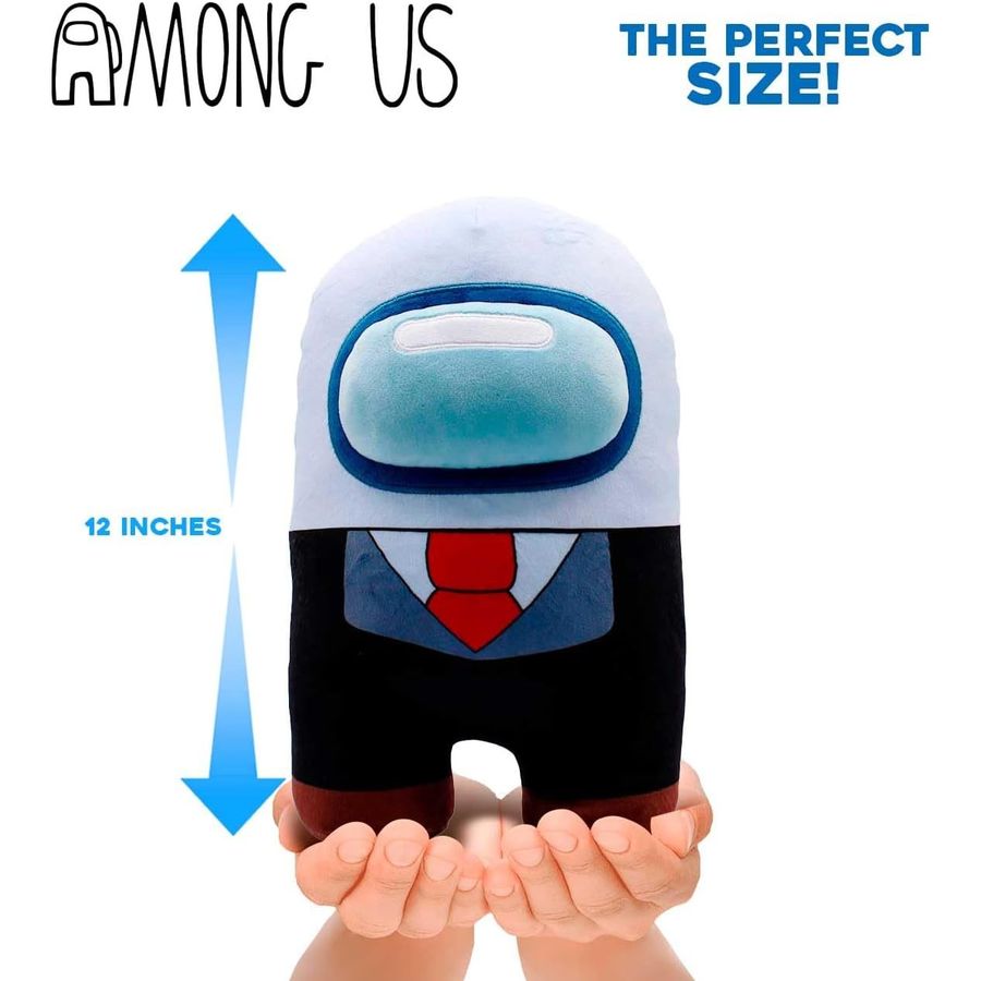 Among Us White Tuxedo Mega Plush, 12 in, view 2