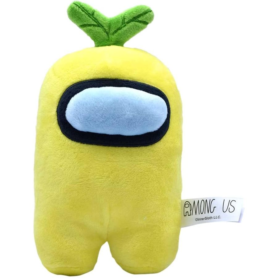 Among Us Yellow Sprout Plush, 6 in