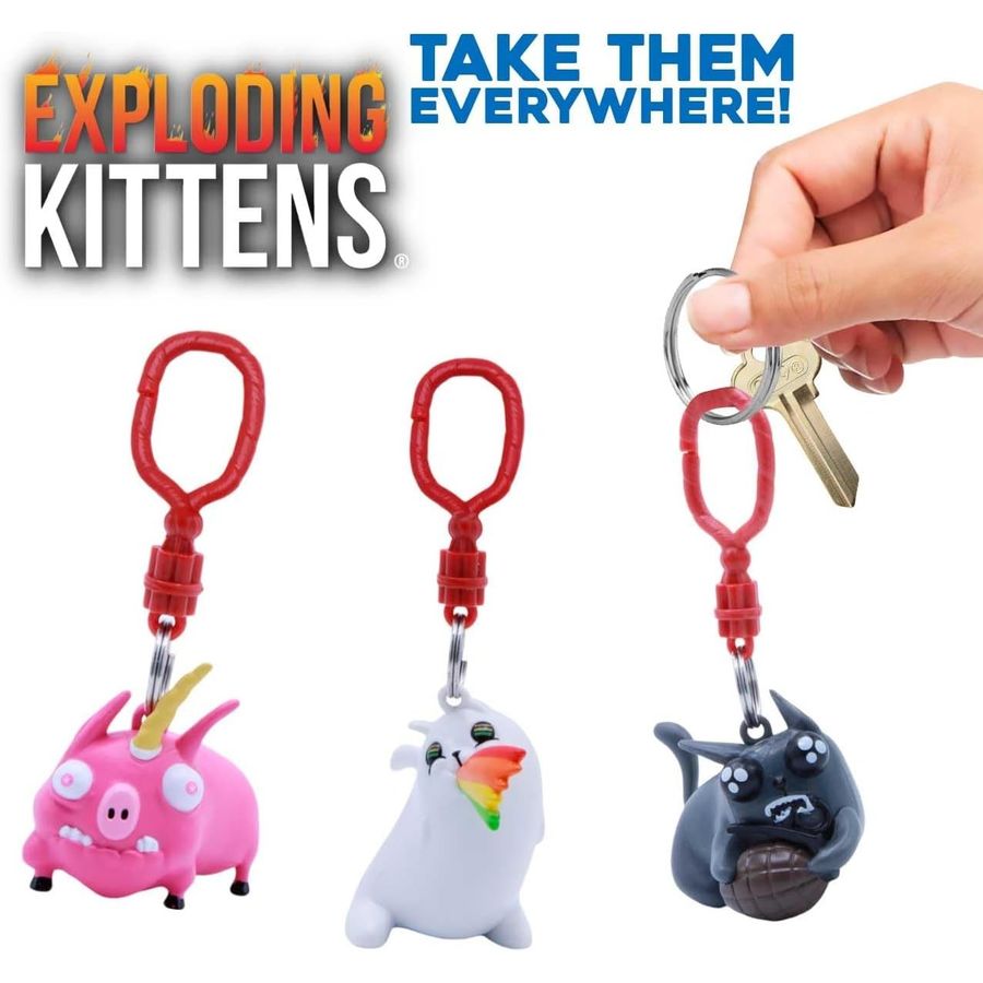 Exploding Kittens Backpack Hangers 5-Pack, view 2
