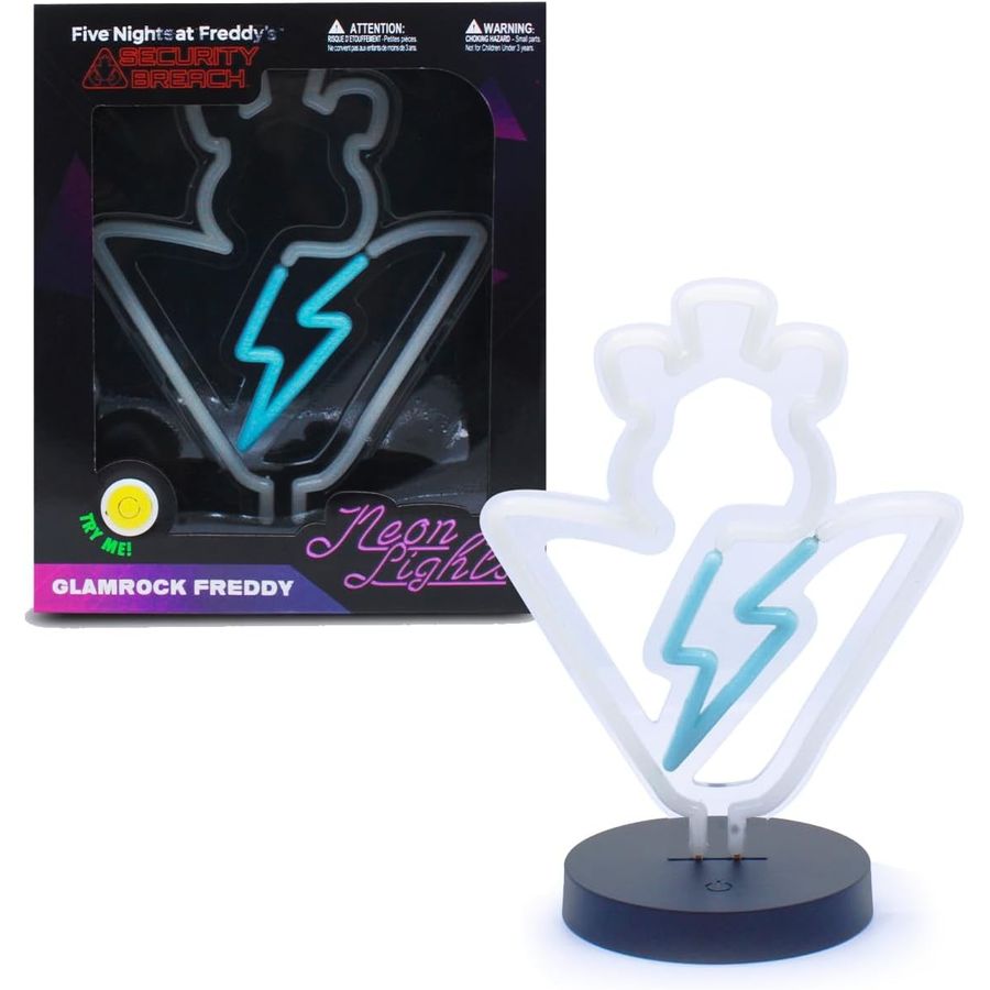 FNAF Glamrock Freddy Neon Light, 12 in, view 2