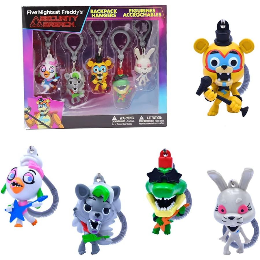 FNAF Security Breach Backpack Hangers Collector's Box