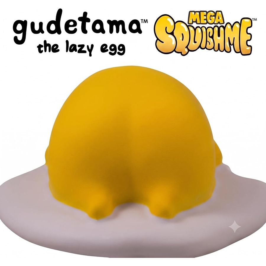 Gudetama the Lazy Egg Mega SquishMe, 6.3 in, view 4