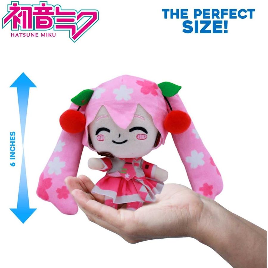 Hatsune Miku Sakura Miku Plush Doll, 6 in, view 2