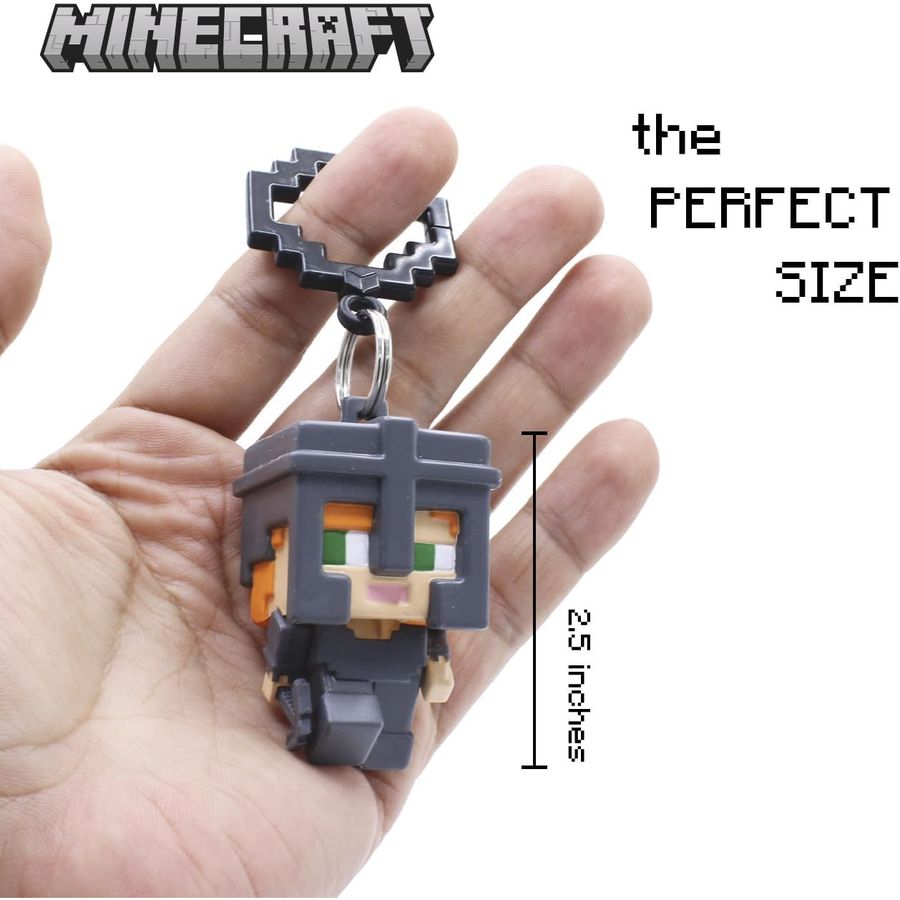 Minecraft Backpack Hanger Blind Box Keychain, view 2