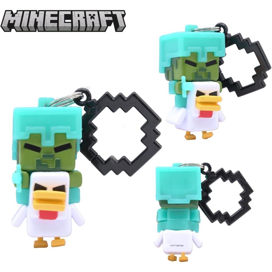 Minecraft Backpack Hanger Blind Box Keychain, view 3