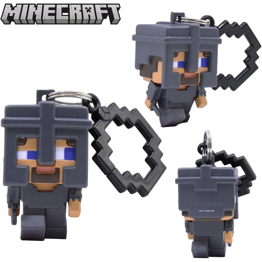Minecraft Backpack Hanger Blind Box Keychain, view 4