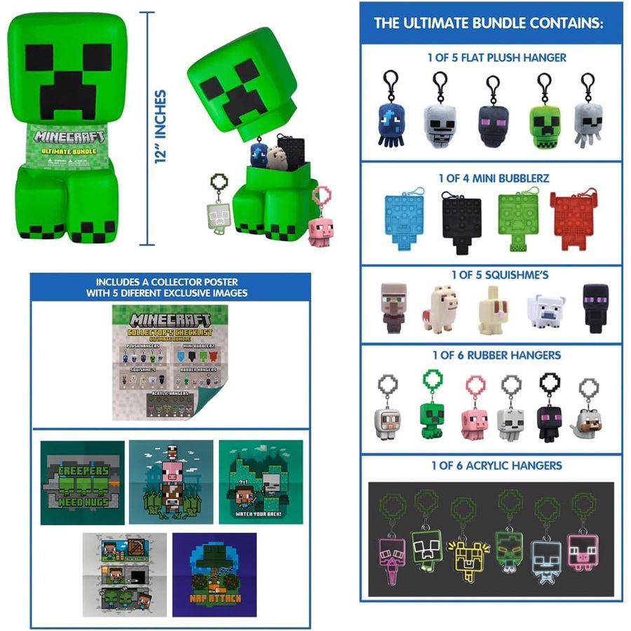 Minecraft Ultimate Surprise Creeper Bundle, 12 in, view 4