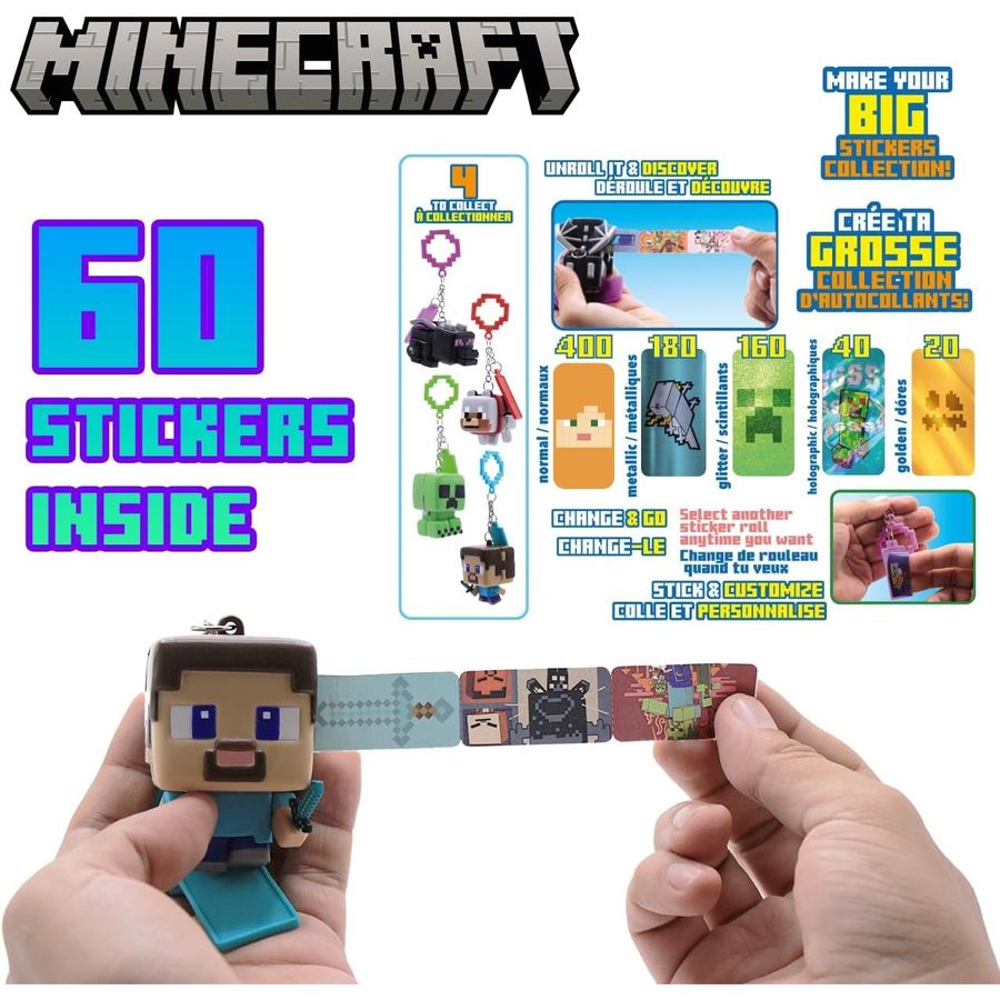Minecraft Dennis Wolf Clipstick Hanger, view 5