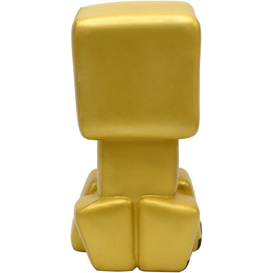 Minecraft Gold Creeper Mega SquishMe, 6 in, view 4