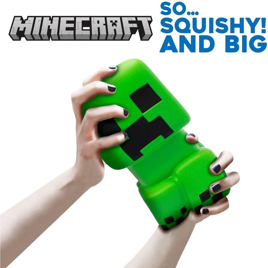 Minecraft Mighty Mega SquishMe Creeper, 10 in, view 2