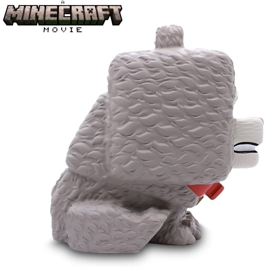 Minecraft Movie Dennis the Wolf Mighty Mega SquishMe, view 3