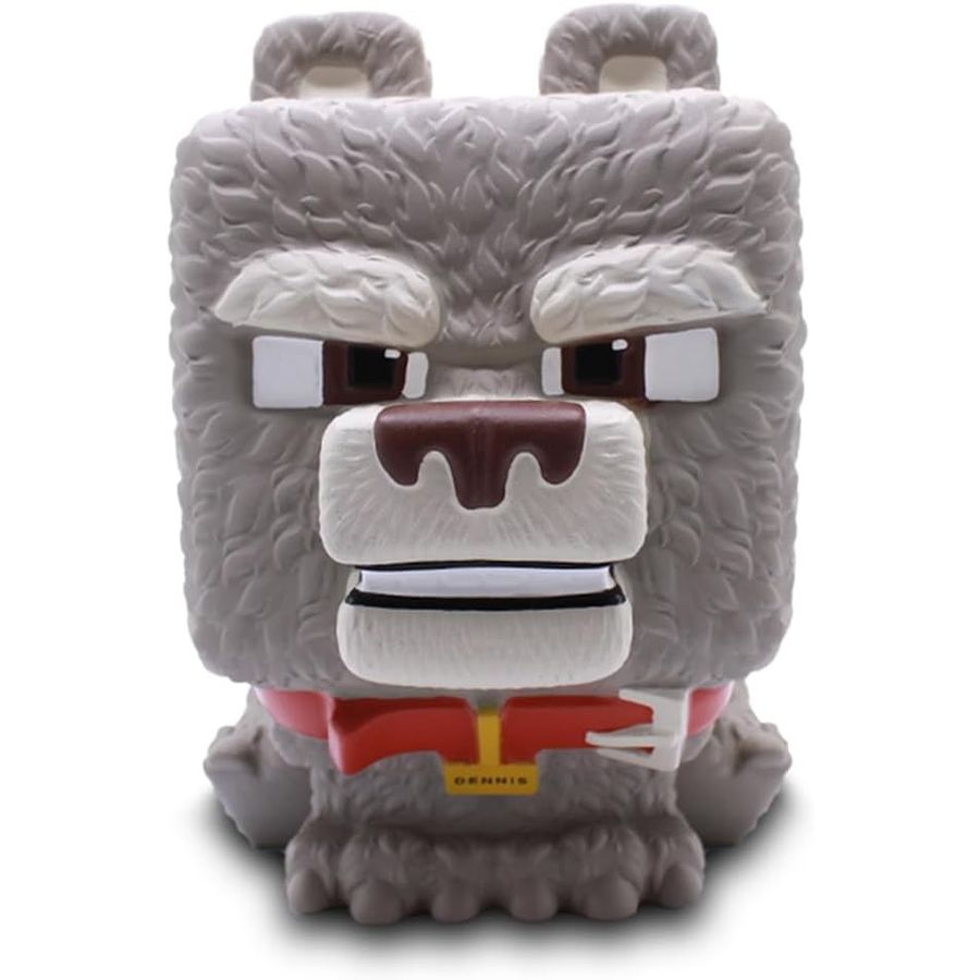 Minecraft Movie Dennis the Wolf Mighty Mega SquishMe