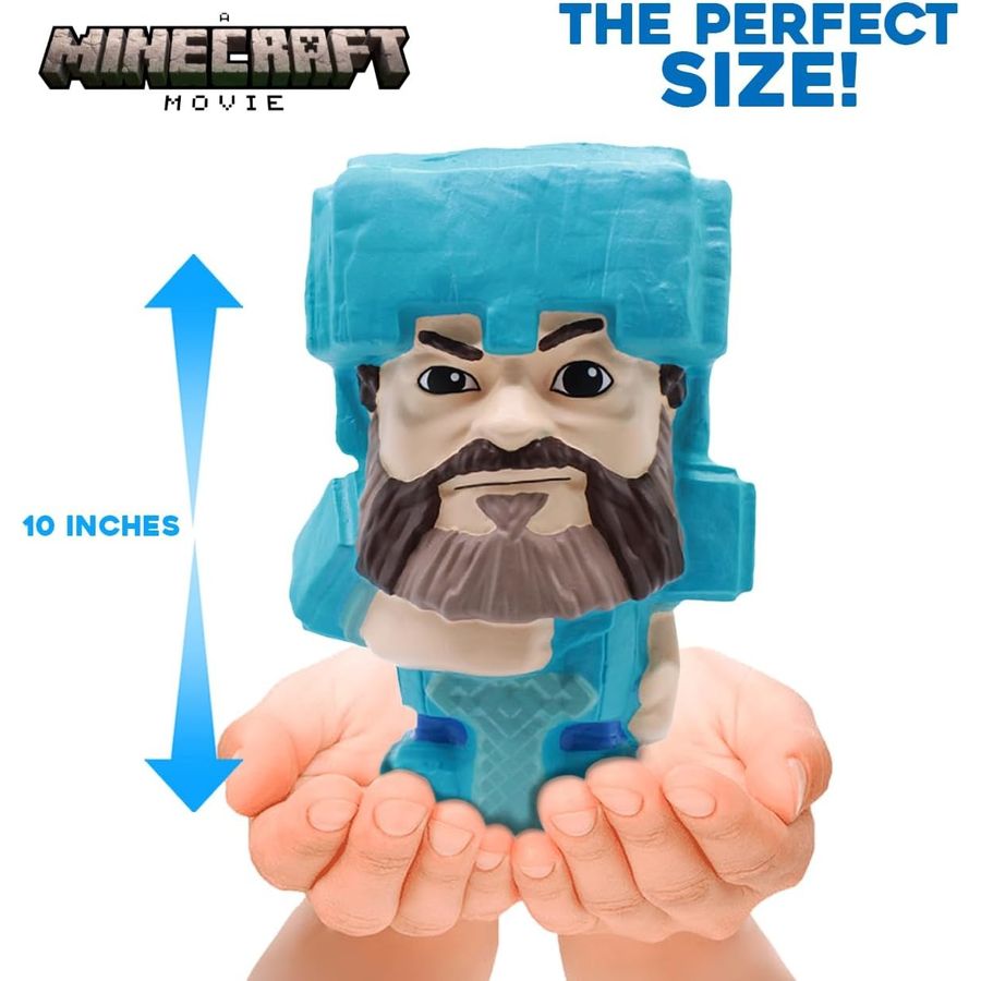 Minecraft Movie Diamond Steve Mighty Mega SquishMe, view 4