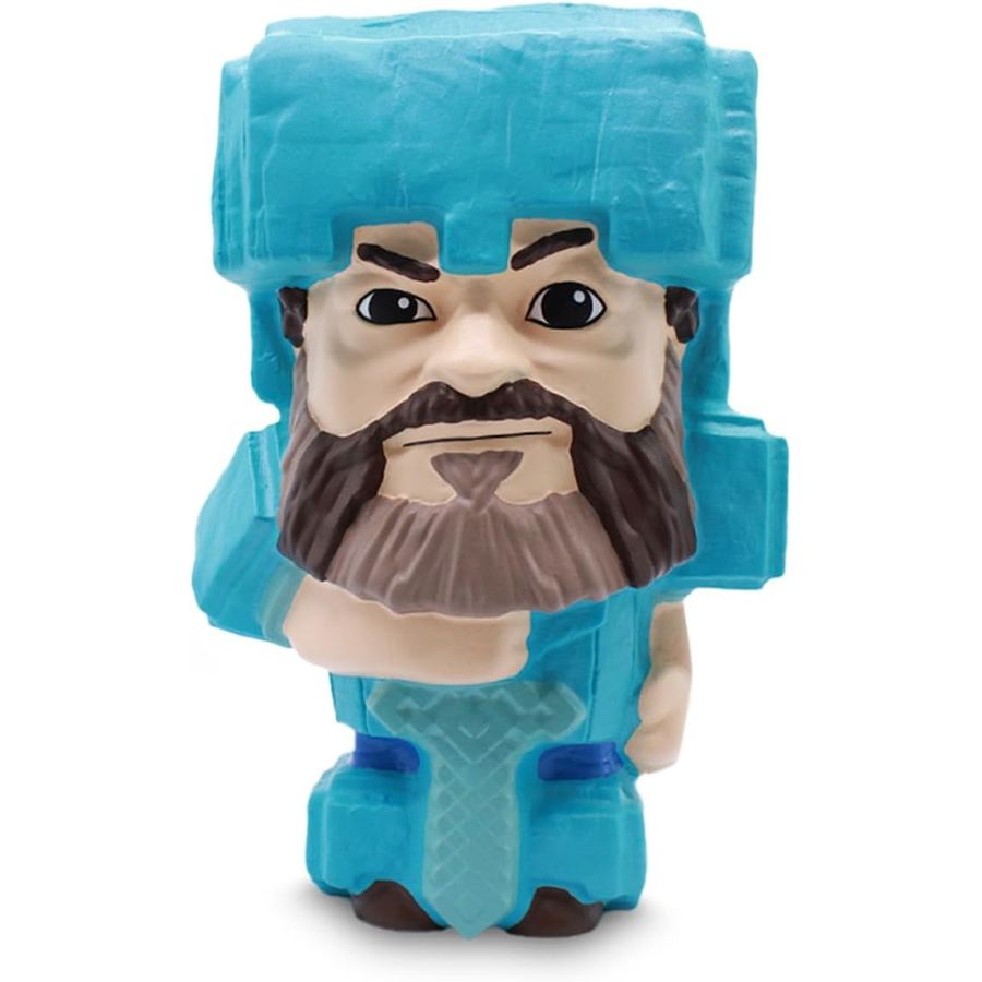 Minecraft Movie Diamond Steve Mighty Mega SquishMe