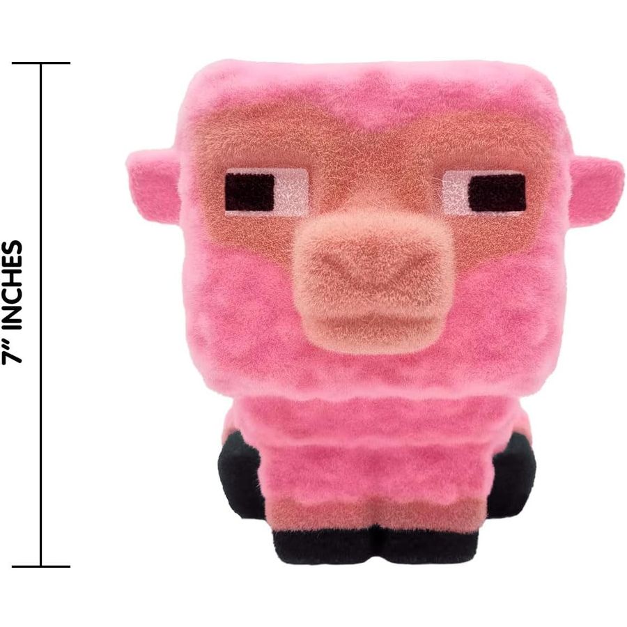 Minecraft Movie Pink Sheep SquishMe Cozzies, 7 in, view 3