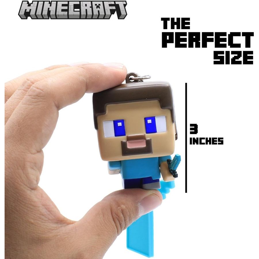Minecraft Steve Clipstick Backpack Hanger, view 3