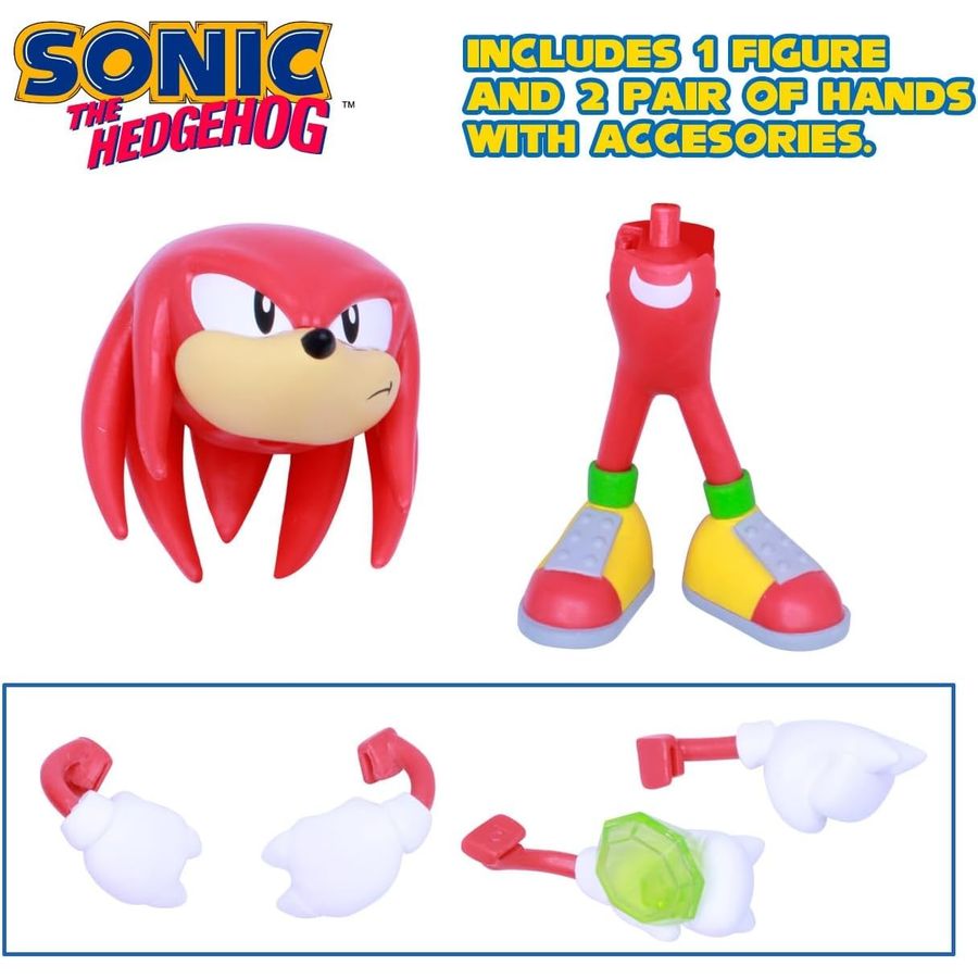 Sonic Knuckles Action Figure, Series 2, 4 Inch, view 3