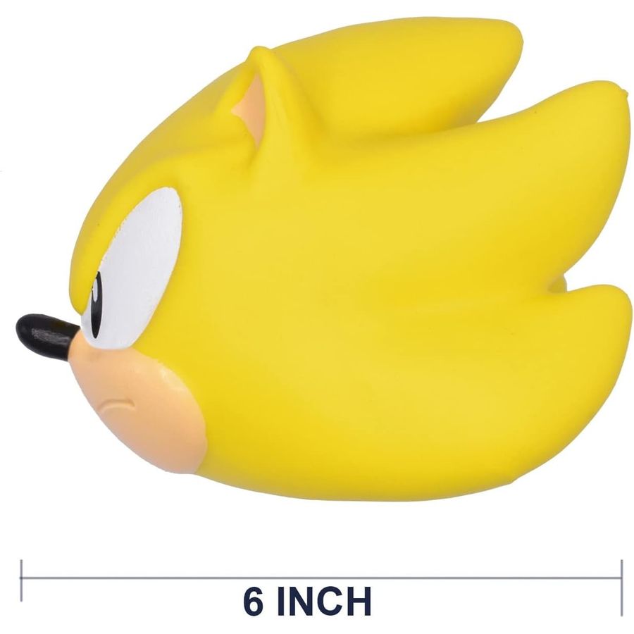 Sonic Mega SquishMe Super Sonic, 6 Inch, view 4