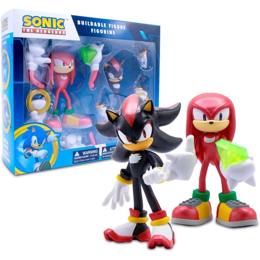 Sonic Metallic Knuckles and Shadow Figure 2-Pack