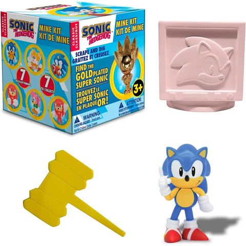 Sonic Mine Kit Dig and Discover Mystery Figure