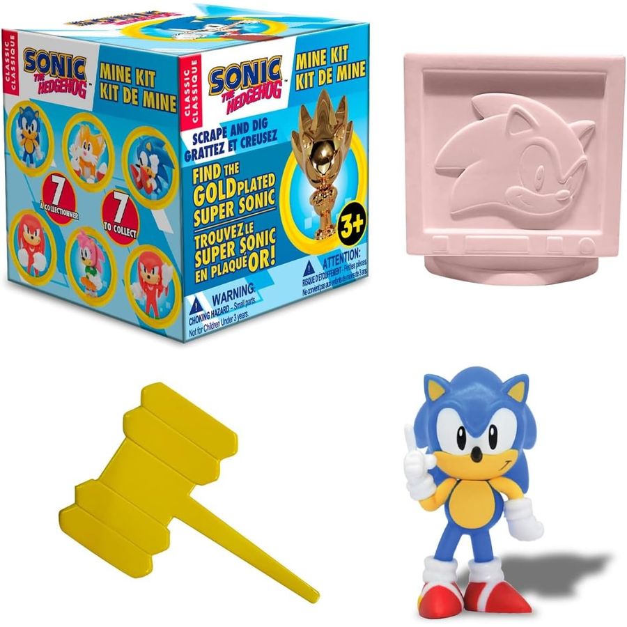Sonic Mine Kit Dig and Discover Mystery Figure