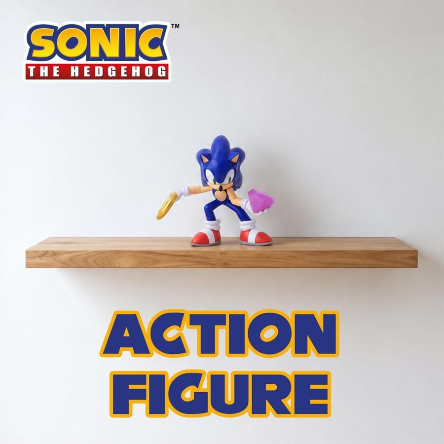 Sonic Action Figure, Series 3, 3.9 Inch, view 5