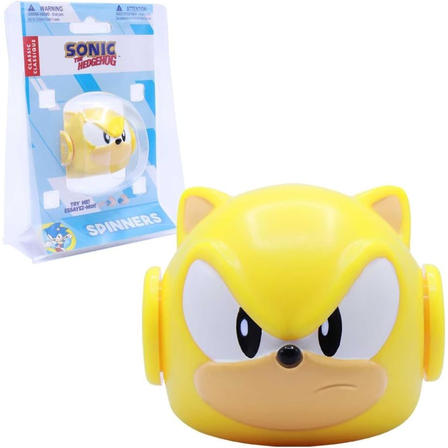 Sonic Super Sonic Fidget Spinner, 2 Inch